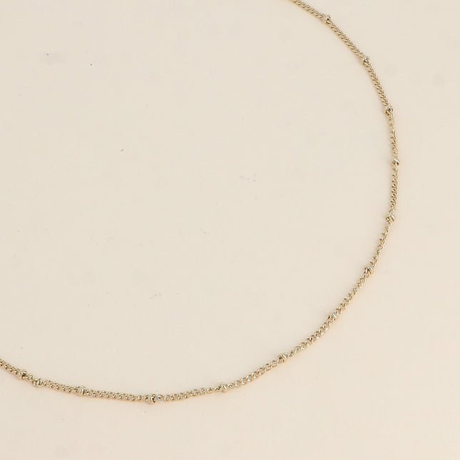Collier - chaîne à boules 38+5CM