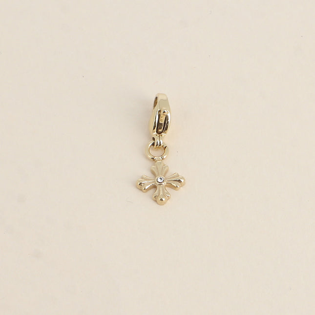 Charm - croix avec petit cristal