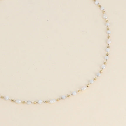 Collier Florinia - pierres naturelles, perles d'eau douce
