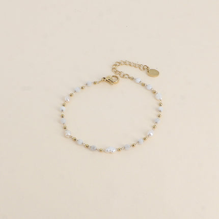Bracelet Florinia - pierres naturelles, perles d'eau douce
