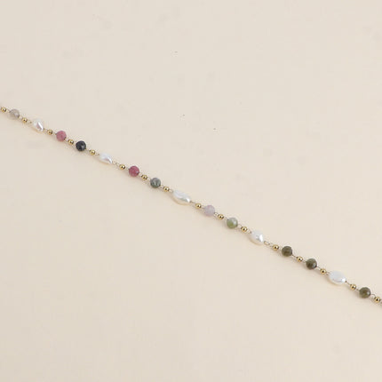 Bracelet Florinia - pierres naturelles, perles d'eau douce