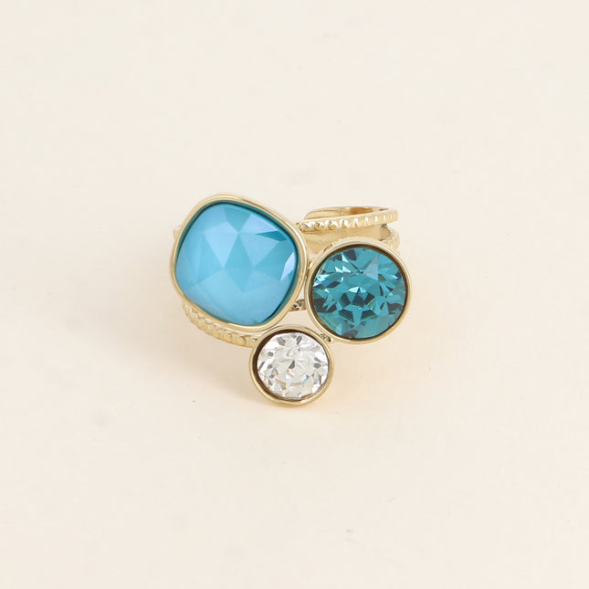 Bague trilogie - ornée de cristaux Swarovski®