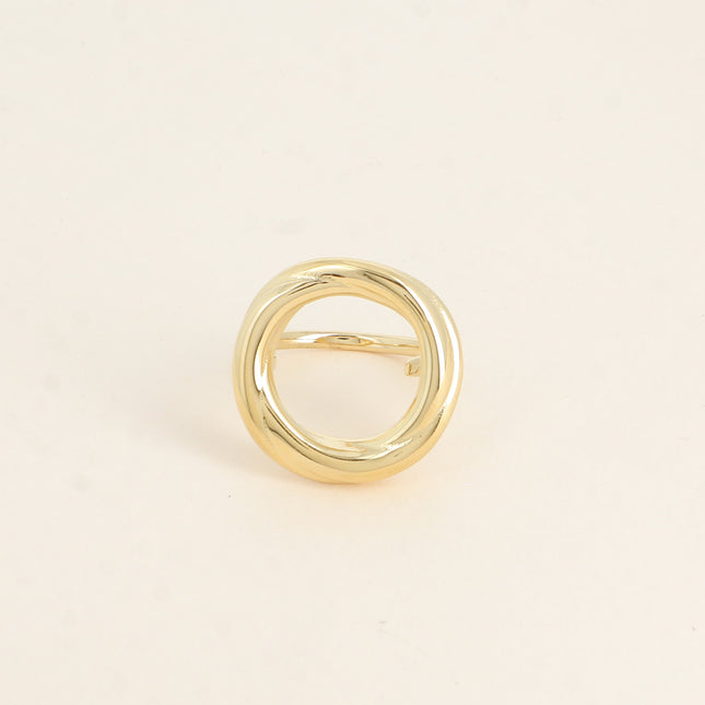 Bague Calistia - motif rond torsadé et ajouré