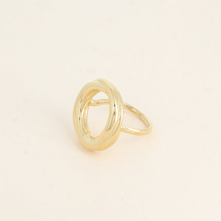 Bague Calistia - motif rond torsadé et ajouré
