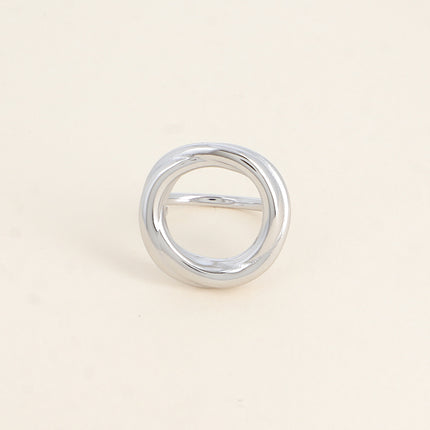 Bague Calistia - motif rond torsadé et ajouré