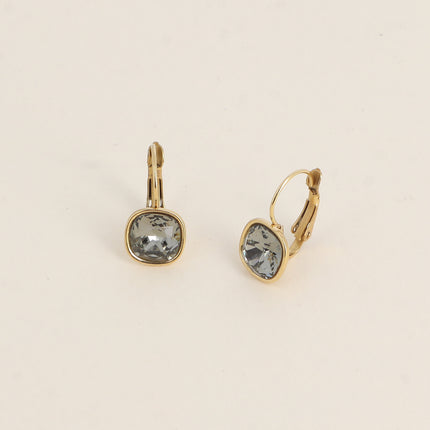 Boucles dormeuses - cristal 8mm