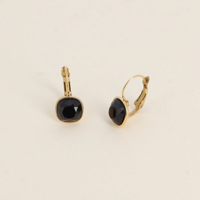 Boucles dormeuses - cristal 8mm