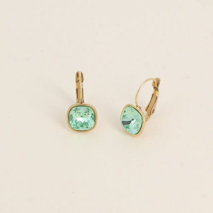 Boucles dormeuses - cristal 8mm