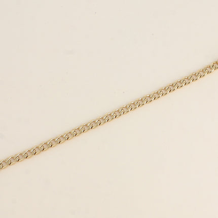 Bracelet - maille gourmette, fermoir bouée, perle d'eau douce
