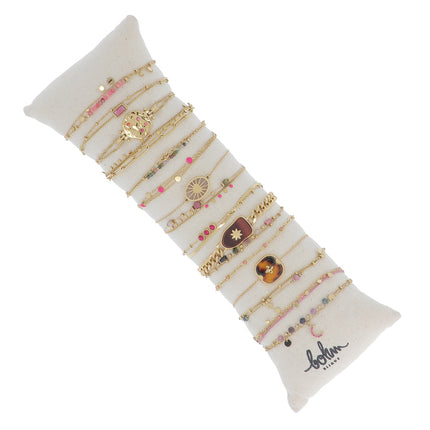 Set of 16 bracelets - gold - average price of €5.50/pc