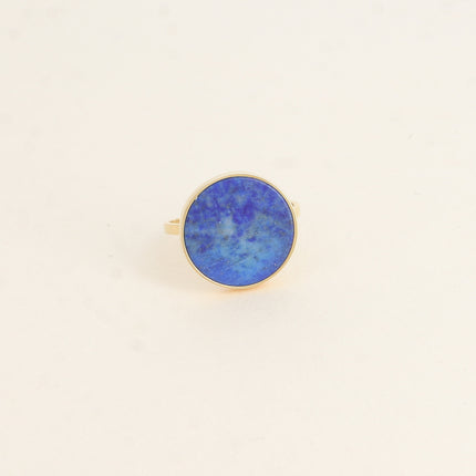 Bague Maxine - pierre naturelle ronde