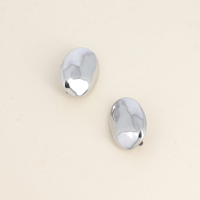 Boucles clips Giovanna - ovale miroir