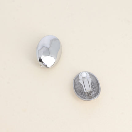 Boucles clips Giovanna - ovale miroir