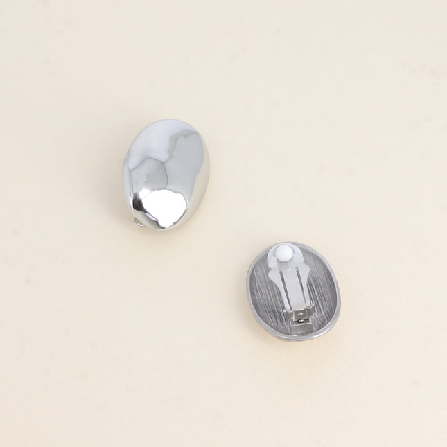 Boucles clips Giovanna - ovale miroir