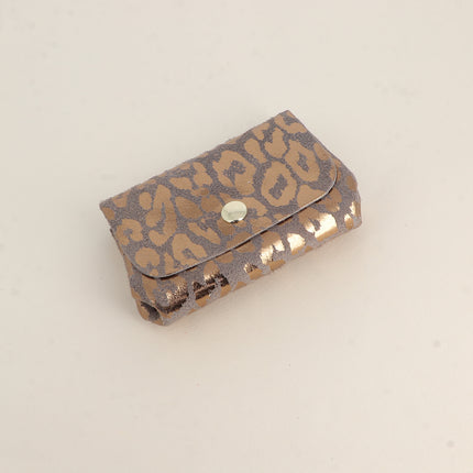 Pochette Bruxelles Léopard, made in Italy