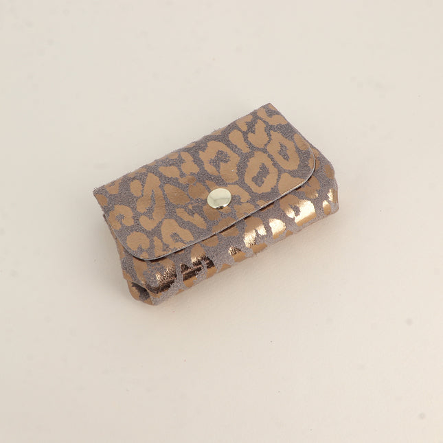 Pochette Bruxelles Léopard, made in Italy