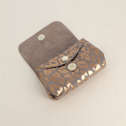 Pochette Bruxelles Léopard, made in Italy