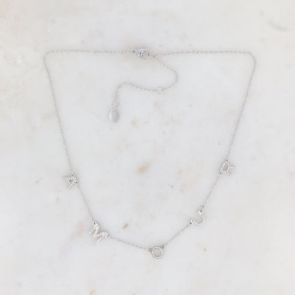 LOVE Necklace - Cubic Zirconia