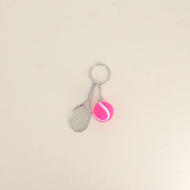 Porte-clé - raquette et balle de tennis