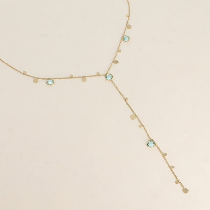 Collier Khalissa Y - cristaux Swarovski® PP20