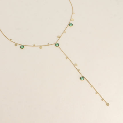 Collier Khalissa Y - cristaux Swarovski® PP20