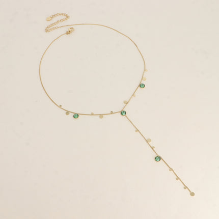 Collier Khalissa Y - cristaux Swarovski® PP20