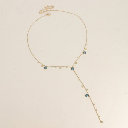 Collier Khalissa Y - cristaux Swarovski® PP20
