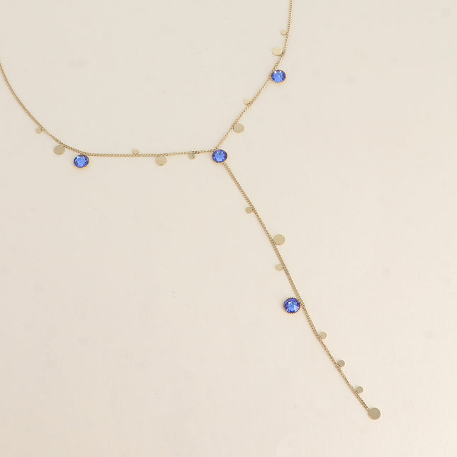 Collier Khalissa Y - cristaux Swarovski® PP20