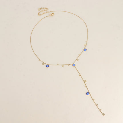 Collier Khalissa Y - cristaux Swarovski® PP20
