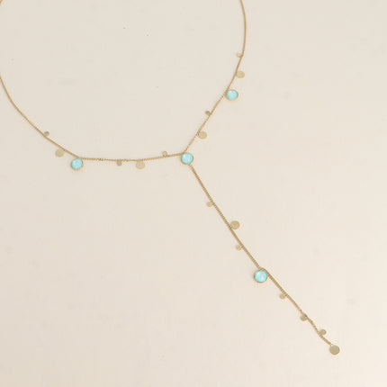 Collier Khalissa Y - cristaux Swarovski® PP20