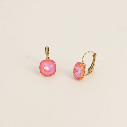 Boucles Béa - cristaux Swarovski® 4470 10mm