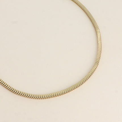 Collier - maille effet écaille