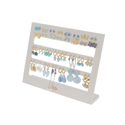 Kit de 31 boucles - doré bleu - prix moyen de 5,40€/pr - Présentoir offert