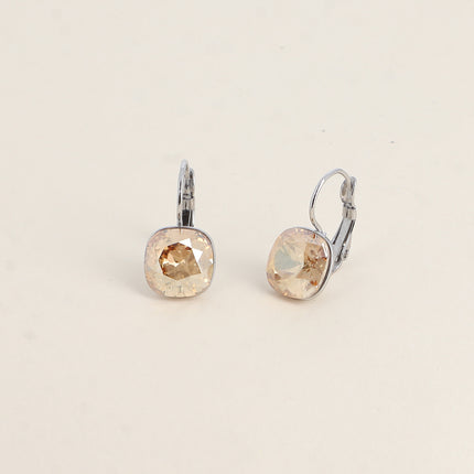 Boucles Béa - cristaux Swarovski® 4470 10mm