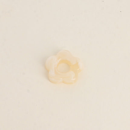 Perle de fleur en résine 20mm, 10 pièces