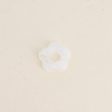 Perle de fleur en résine 20mm, 10 pièces