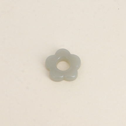 Perle de fleur en résine 20mm, 10 pièces