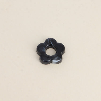 Perle de fleur en résine 20mm, 10 pièces