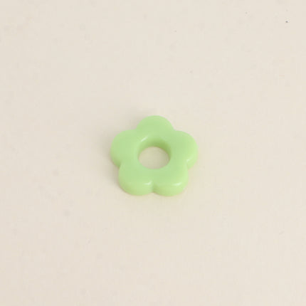 Perle de fleur en résine 20mm, 10 pièces