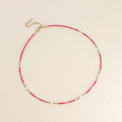 Collier Bracéline - pierres naturelles