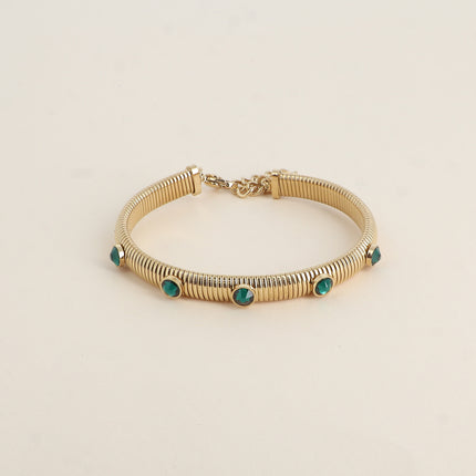 Jonc strié Eden - cristaux Swarovski® PP20