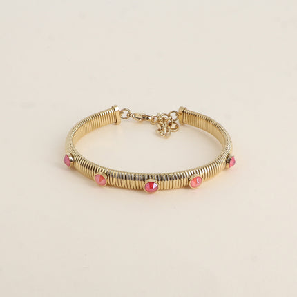 Jonc strié Eden - cristaux Swarovski® PP20