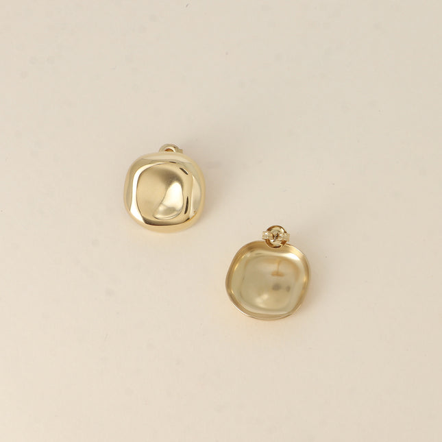 Boucles puces - carré incurvé 2cm