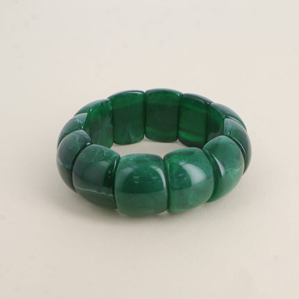 Bracelet élastique Pavaya - perles en acétate coloré