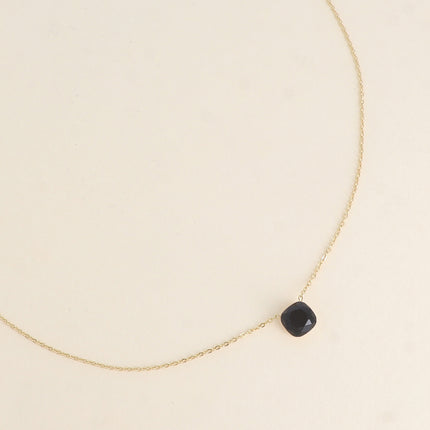 Collier - maille forçat, orné de cristaux de Swarovski® 8mm