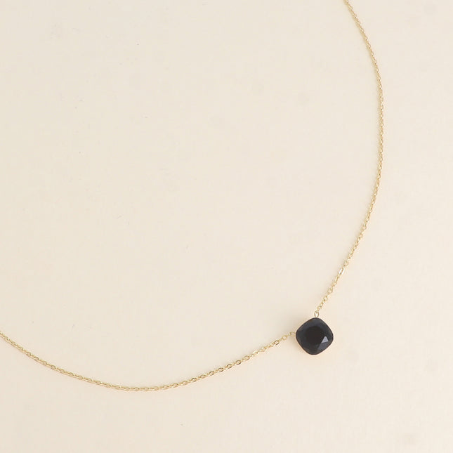 Collier - maille forçat, orné de cristaux de Swarovski® 8mm