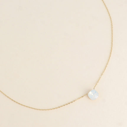 Collier - maille forçat, orné de cristaux de Swarovski® 8mm
