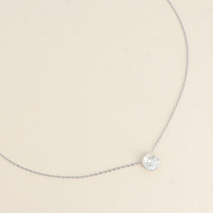 Collier - maille forçat, orné de cristaux de Swarovski® 8mm