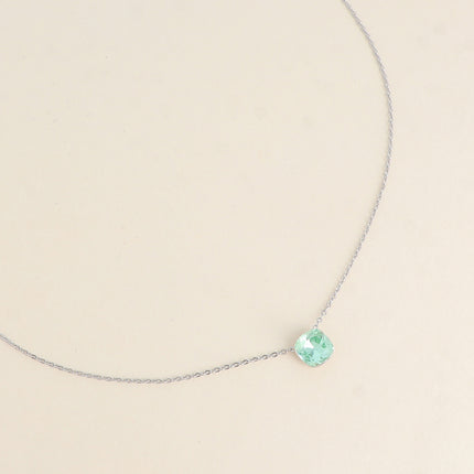 Collier - maille forçat, orné de cristaux de Swarovski® 8mm
