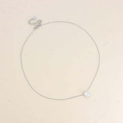 Collier - maille forçat, orné de cristaux de Swarovski® 8mm